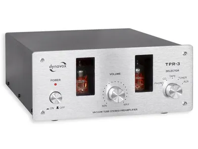 Produktbild von DYNAVOX Röhrenvorstufe TPR-3, silber