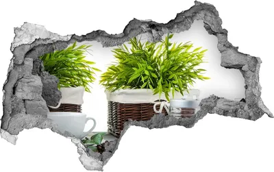 Produktbild von Selbstklebender Loch-3D-Aufkleber 95x73 cm Cafe auf