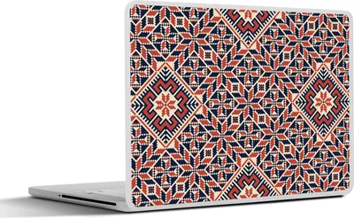 Produktbild von MuchoWow® Laptop Aufkleber Sticker Cover Design - Stickerei - Muster 32.5x23.5 cm - Sticker für Laptop - Selbstklebend
