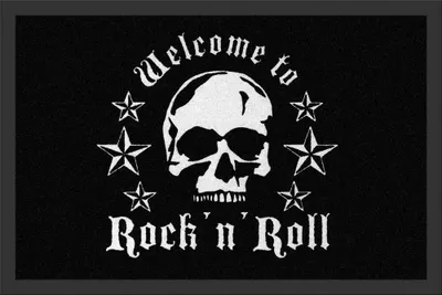 Immagine prodotto di Zerbino - Teschio - Rock & Roll