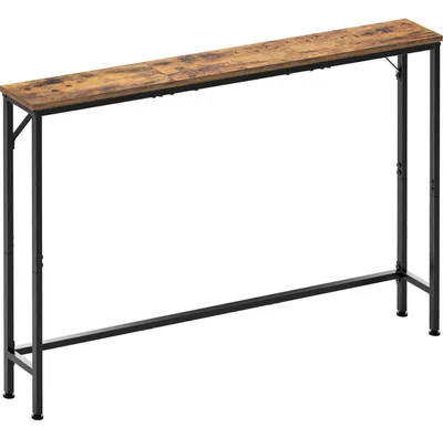 Zdjęcie produktu dla Konsola, stół do przedpokoju, 120 cm, wąski, styl rustykalny, kolor brązowy
