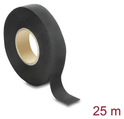Produktbild von Delock Gewebeklebeband 25 m x 19 mm reißfest selbstklebend schwarz