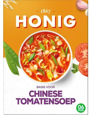 Produktbild von Honig Chinese Tomatensoep 112g – Schnelle, leckere asiatische Tomatensuppe