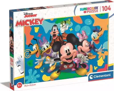 Obrázek produktu pro CLE puzzle 104 SuperKolor Disney Mickey&Fri..25745