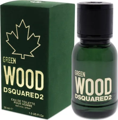 Produktbild von Dsquared2 Green Wood, Männer, 30 ml, Nicht nachfüllbare Flasche, Zitrone, Pfeffer, Zedernholz, Vetiver, Ambrox, Moschus, Nagarmotha