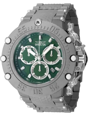 Obrázok produktu pre Invicta Subaqua 48192 Pánske Hodinky - Quartz Hnací Mechanizmus - Títan so Zeleným Ciferníkom - 52 mm