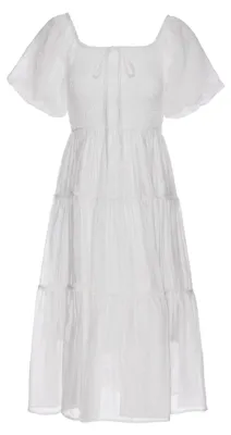 Image de Robe pour femme ALEIDA - blanche, taille XXS