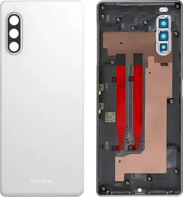 Image de Clappio, dos de rechange, couvercle de batterie pour Sony Xperia 10 2, Blanc