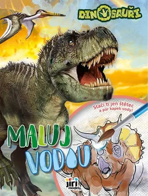 Obrázek produktu pro Maluj vodou A4 - Dinosauři
