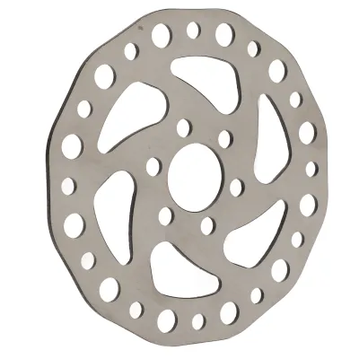 Productafbeelding van Fietsremrotor, fietsrem, stalen remrotor, fietsremplaat, remrotor met 6 gaten, remrotor van 100 mm