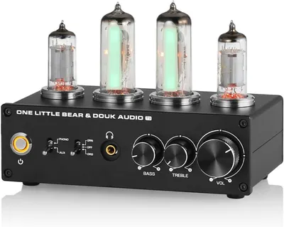 Immagine prodotto di Amplificatore per microfoni MM/MC, preamplificatore phono 6E2, anche utilizzabile come amplificatore per cuffie