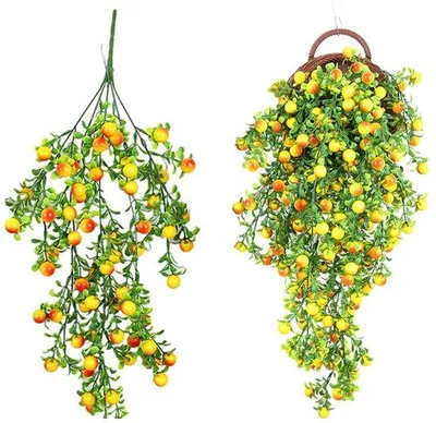 Immagine prodotto di piante rampicanti artificiali in plastica, gialle