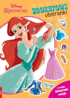 Productafbeelding van Disney Księżniczka Brokatowe Ubieranki Sdlb-9104