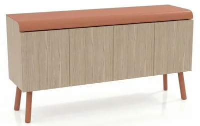 Produktbild von Modernes hochwertig Sideboard Holz Braun Aufbewahrung Anrichte