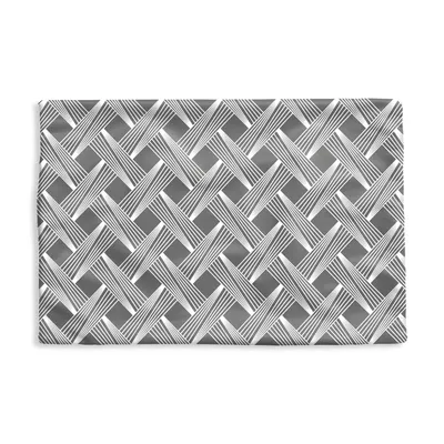Obrázek produktu pro MuchoWow® Povlak na polštář - 60x40 - Vzor - šedý - geometrický - Dekorační povlak na polštář