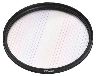 Produktbild von 77-mm-Rainbow-Streak-Objektivfilter Spezialeffekte Anamorphotischer optischer Glasfilter fuer DSLR-Kameras