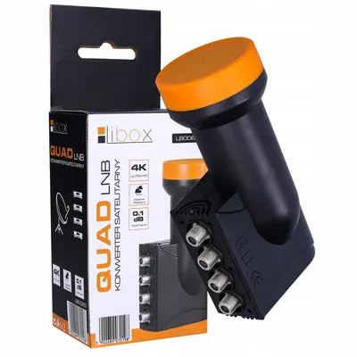 Obrázok produktu pre Libox Quad LB0065 Quad konvertor, zosilňovač satelitného signálu