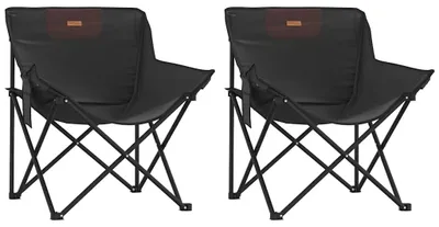 Zdjęcie produktu dla VidaXL 366548, Taras, Poliester, Stal, Czarny, 120 kg, 590 mm, 540 mm