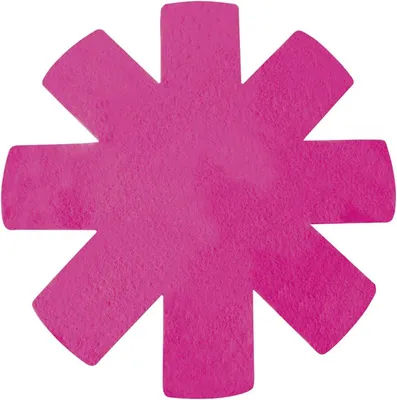 Productafbeelding van Pannenbeschermer Set van 3 - Polyester in Roze, 40 x 34,5 x 3 cm