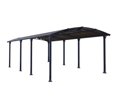 Produktbild von Palram - Canopia Aluminium Carport Arcadia 8500 Anthrazit 858x359x242 cm