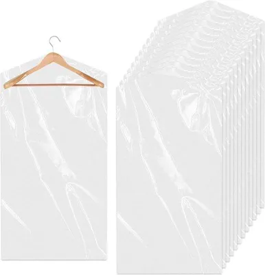Produktbild von Ultiluxe Kleidertaschen 20 Stück - Transparent - 60 x 90 cm - Kleiderschutz - Hängende Kleidersäcke