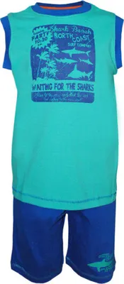 Produktbild von 82357 Blue Seven T-Shirt & Shorts  Jungen Türkis Gr. 122