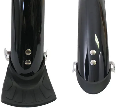 Produktbild von Sunnywheel Plastikkotflügelset 28 Zoll 45 mm Glanz schwarz + Stangen