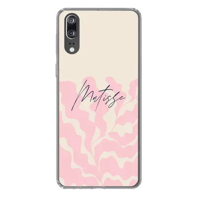 Produktbild von MuchoWow® Handyhülle Schutzhülle Hülle für Huawei P20 Matisse - Blume - Abstrakt Silikon Softcase Handy Hülle - Hardcover
