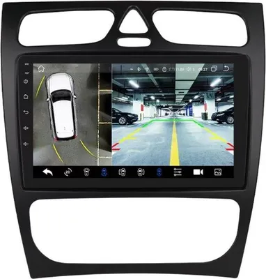 Immagine prodotto di Autoradio con Bluetooth e fotocamera – CarPlay – Per Mercedes-Benz Classe C e Classe CLK (W203, W209, S203, A209, W168) – Sistemi intelligenti con CarPlay, Android Auto e GPS – Sistema multimediale per la tua auto