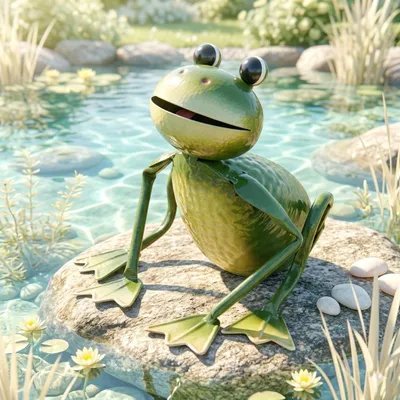 Produktbild von Frosch Maxi ca. 22 cm - Dekofigur