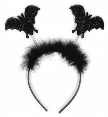 Produktbild von Halloween-Fledermaus-Haarreif 23 cm