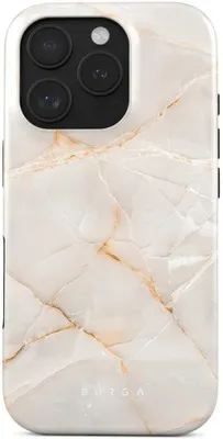 Produktbild von Hülle für Apple iPhone 16 Pro - Burga Tough Hard Case Back Cover - Vanilla Sand