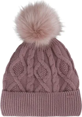 Produktbild von 4F Damen Wintermütze mit Bommel, Rotwein, Größe M