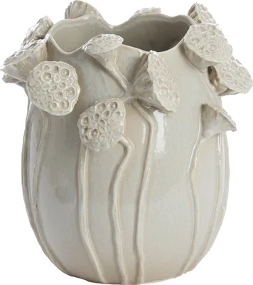 Produktbild von Light & Living - Vase LAVCI - 26,5x25,5x26,5cm - Grau