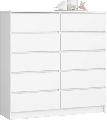 Obrázok produktu pre raumhirsch Vysoká komoda s 120 cm, s 10 zásuvkami. Komoda, skrinka, príborník, výška 121 cm