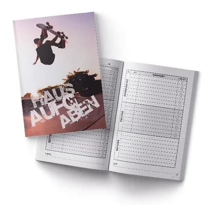 Produktbild von itenga Hausaufgabenheft Skater (Motiv 32) DIN A5, 96 Seiten