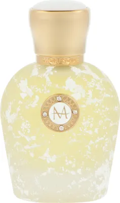 A close-up studio shot of a perfume bottle.