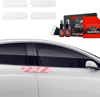 Produktbild von 4in1 Schutzfolie Grizz Protector für Türgriffmulden - Tesla Model X (2021-2025)