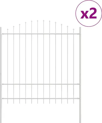 Immagine prodotto di Recinzione per Giardino 2 pcs Bianco 170 x 215 cm