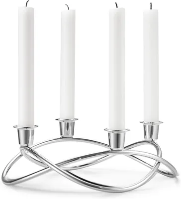 Produktbild von Georg Jensen SEASON Kerzenhalter, Edelstahl hochglanzpoliert Spiegeloberfläche 3586511