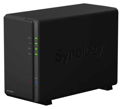 Produktbild von Synology DiskStation DS218play, NAS, Desktop, Realtek, RTD1296, 1 GB, DDR4