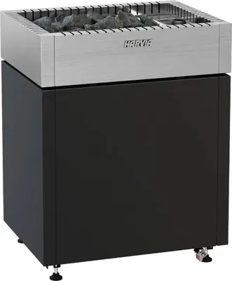 Produktbild von Harvia Qube Combi Saunaofen 13,5 kW | separate Steuerung erforderlich | QU135SA schwarz