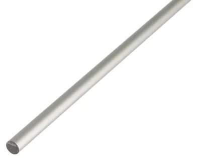 Image de Alberts 473327 Barre ronde, aluminium, anodisé couleur argent, 1000 x 6 mm