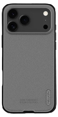 Image de Étui pour téléphone portable iPhone 17 Pro, Nillkin Frosted Shield Pro, noir translucide
