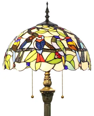 Productafbeelding van Vloerlamp Tiffany-stijl - Gebrandschilderd glas - 165 cm