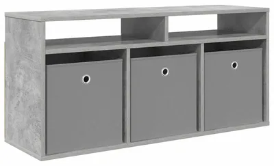 Produktbild von vidaXL Lowboard mit Schubladen Beton Grau 102 x 32 x 48,5 cm