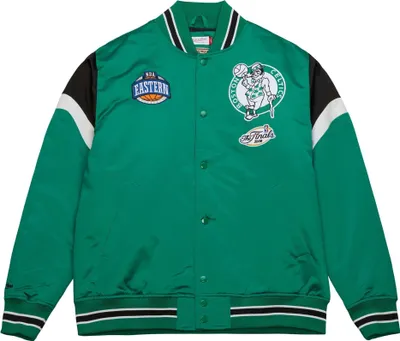 Produktbild von Mitchell & Ness NBA Heavyweight Satin Jacke Boston Celtics green XXL