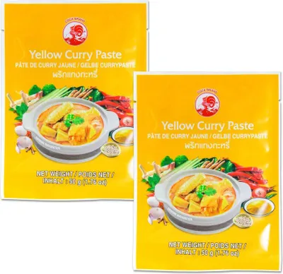 Produktbild von Doppelpack COCK Gelbe Currypaste (2x 50g) | Yellow Curry Paste