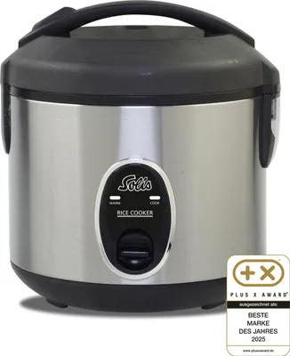 Produktbild von Solis Reiskocher, 370 W, 0,8 L Volumen, Warmhaltefunktion, Beschichtung
