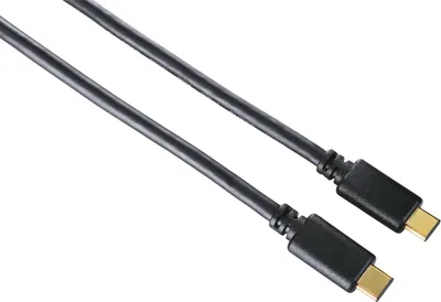 Produktbild von Hama USB 2.0 Type-C-Kabel, vergoldet, doppelt geschirmt, 0,75 m
